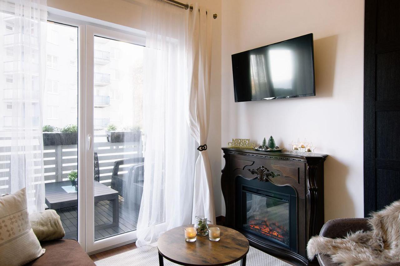 Strandidylle Apartment Mit Meerblick Und Kamin Мендзыздрое Экстерьер фото
